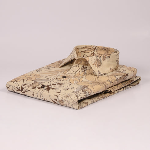 ZR Brown Floral Shirt